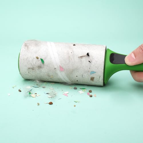4.6 inch Giant Roller Refill for Evercare All-Purpose Giant Lint Rollers and T Handle Lint Roller 90 Sheets Each Refill, 4 Pack, 360 Sheets Total - size: 4.6 inch