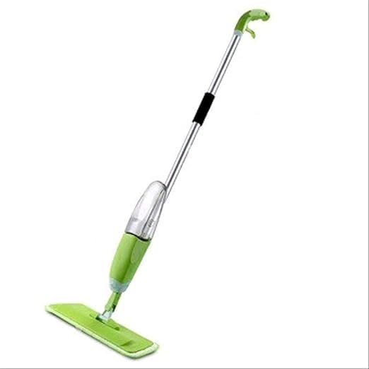 Healthy Spray Mop - Floor Mop with Removable Washable Cleaning Pad and Integrated Water Spray Mechanism