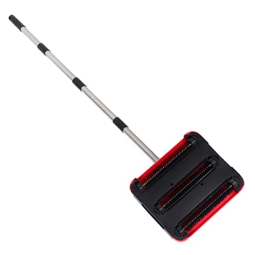 KICHOUSE Lightweight Manual Carpet Sweeper with Height Non-Electric Handheld Vacuum for Efficient Pet Hair Removal Carpets and Floors