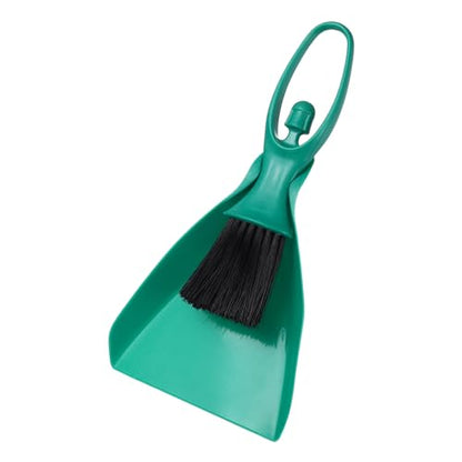 uxcell 2 Pcs Mini Dustpan and Brush Set, Small Broom and Dustpan Set for Office Tabletops Sofas Keyboards Home Cleaning Tool, Blue Green - color: Blue Green