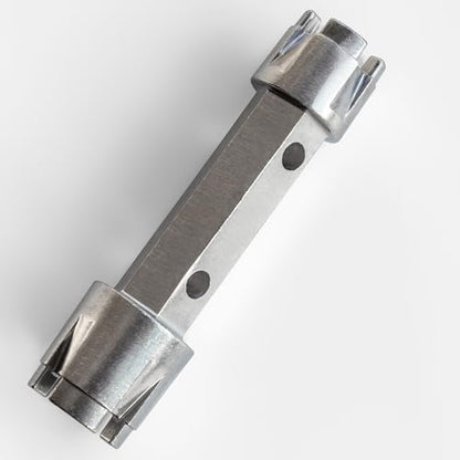 Tub Drain Remover Wrench Removal Tool Dual Ended Dumbell for Bath Drains Heavy Duty Aluminum