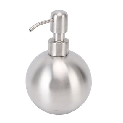 Generic 500ml Stainless Steel Refillable Lotion Bottle with Easy Press Design for Bathroom Toiletries Home Office Restaurant