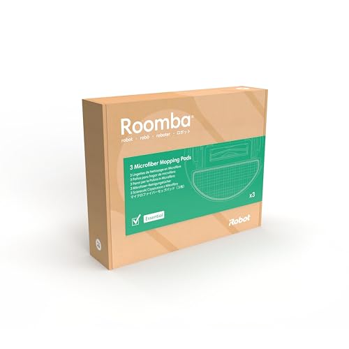 iRobot® Authentic Replacement Parts - Washable Mop Pads Roomba® 105 Combo & Roomba Combo® Essential Robots, 3-Pack
