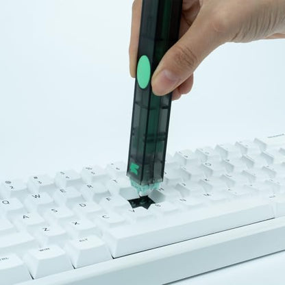 GATERON Twins Switch Puller Keycap Puller, DIY Tool Easily Remove and Replace Gaming Keyboard Switches and Keycaps Integrated for Mechanical Keyboard (Green) - color: Green