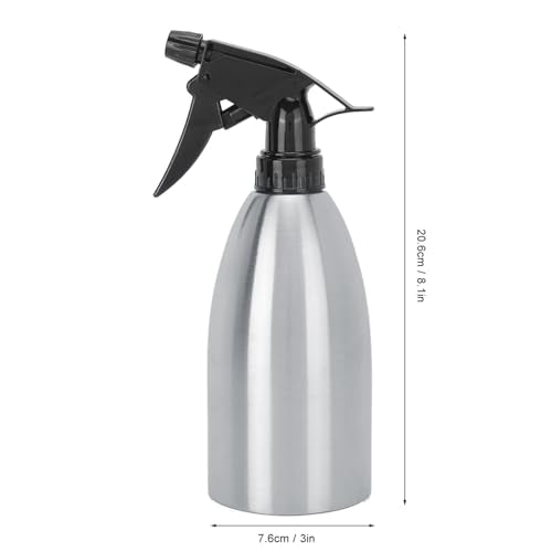 500mL Stainless Steel Gardening Kitchen Watering Spraying Bottle Adjustable Nozzle Can for Outdoor Cooking Dishwashing Plant Care Durable Ergonomic Design