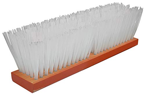 Weiler 70211 16" Block Size, Orange Block Fill, Hardwood Block, Street Broom - size: 16", style: Orange Block