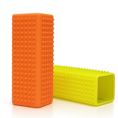 2 Pack Silicone Pet Hair Remover Roller for Furniture, Carpets, Sofas, and Car Interiors