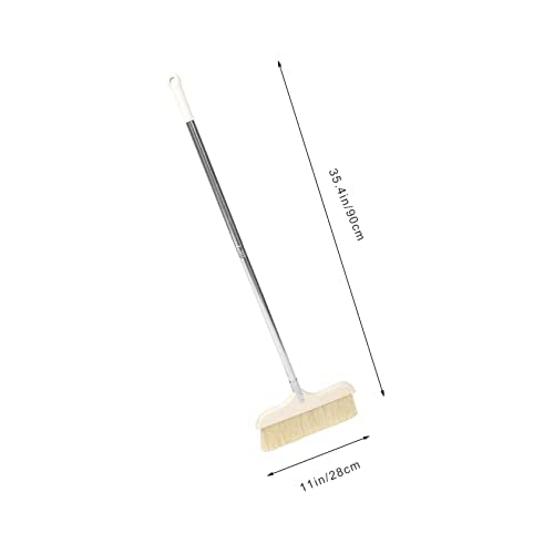 Indoor Brooms for Sweeping Soft Bristle Broom Long Handle Floor Cleaner Tool