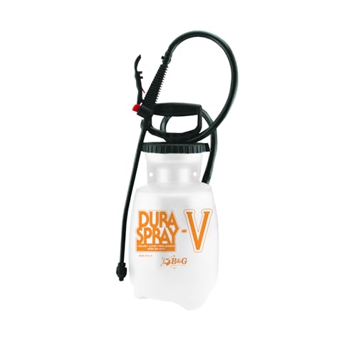 B&G DuraSpray V Chemical Resistant Poly Sprayer – 1 Gallon – All-Polyethylene Construction with Viton Seals & Gaskets – Professional Grade - size: 1-Gallon