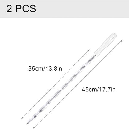 Flexible Drain Cleaner Brush, Bendable Shower Sink Long Pipe Cleaners Hair Clog Remover Cleaning Tool for Home Kitchen Sink, Bathroom Hair, Unclog Toilet, Dryer Vent, Sewer, Snake Tube