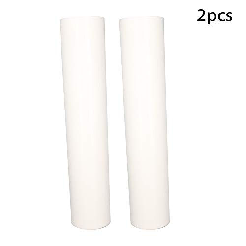 Othmro 2Pcs 18m Length 254mm Width 0.05mm Thick Anti Static Lint Roller 10inch PE Plastic Lint Removers Anti-Static Sticky Dust Tube Remove Hair Fur for Pet Lint Roller White - color: 2pcs 59x0.83ft