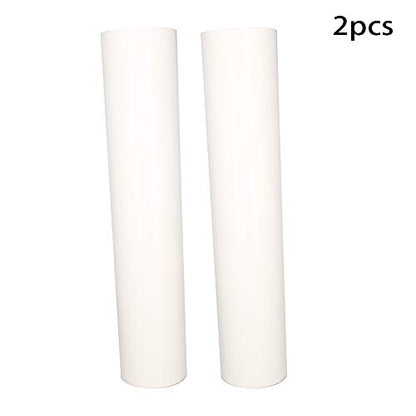 Othmro 2Pcs 18m Length 254mm Width 0.05mm Thick Anti Static Lint Roller 10inch PE Plastic Lint Removers Anti-Static Sticky Dust Tube Remove Hair Fur for Pet Lint Roller White - color: 2pcs 59x0.83ft