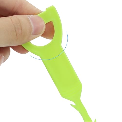 3 Pack 20 Inch Drain Clog Remover Snakes, Hair Cleaning Tool Effective Drain Snake Auger Tool for Sink, Shower, Bathtub, and Toilet(Green) - color: Green