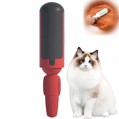 2023 New Pet Hair Remover Roller, Pet Hair Remover, Reusable Pet Hair Remover, Washable Dog/Cat Hair Remover, Fur Remover, Pet Hair Remover for Couch, Best Pet Hair Remover for Furniture (B-Red) - color: B-red