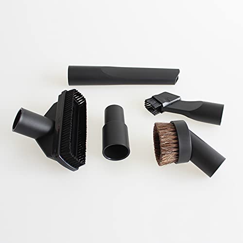 32mm Vacuum Attachments Accessories, Vacuum Cleaning Set Brush Nozzle Crevice Tool with 35mm to 32mm Hose Adapter 5pcs