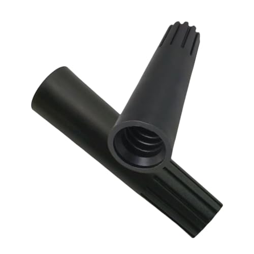 Squeegee Adapter, Changes The Threaded Tip to a Standard Friction Taper Fit, Black 2pc