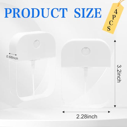 4 Pcs Clear Spray Bottles, Portable Card Spray Bottles, 38 ML Refillable Plastic Perfume Atomizer Vials, Suitable Perfume, moisturizing water, hand sanitizer - color: 38ML 4 Pcs