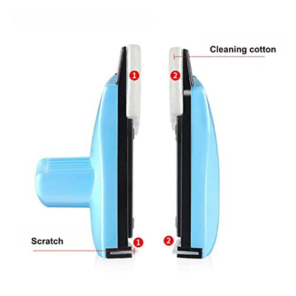 Magnetic Window Cleaner, Double-Sided Window Cleaner Glass Wiper Magnetic Cleaning Tools for High-Rise Double Car Glazed Window Thickness 15-40 mm - color: 15~24mm