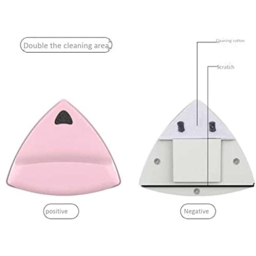 Double-Sided Magnetic Glass Wiper Cleaner Magnetic Force for Double Glazed，Magnetic Window Cleaner Wiper Glass Washing Cleaning Tool Brush (Color : 15-24mm) - color: 15-24mm