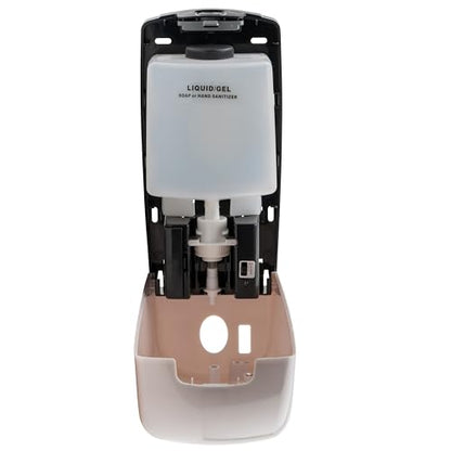 Winco Pur-Clean Automatic Liquid Soap Dispenser, 35 Ounces, White - color: White, style: Auto Liquid