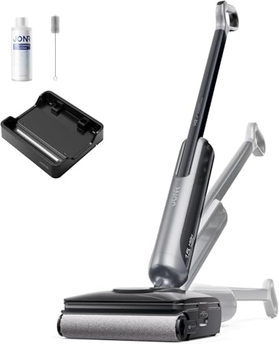 JONR H2 Cordless Wet-Dry Vacuum Cleaner and Mop for Hard Floors, Innovative Odor Free Design, 180°Lie-Flat Cleaning, Auto Self-Cleaning, Powerful Stick Vacuum Cordless for Pet Hair