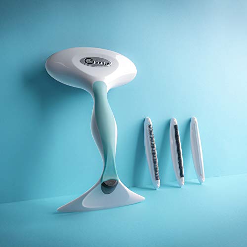 GLEENER Fabric Shaver & Lint Remover |Battery-Free 4-in-1 Depiller with 3 Fabric-Safe Edges for Clothes & Upholstery (Turquoise) - color: Turquoise