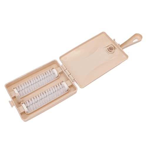 Carpet Sweeper, Multi Functional Handheld Cleaning Brush with Double Roller, Portable Lint Dirt Crumb Remover for Home Carpet Sofa Car Mat Surface Cleaning