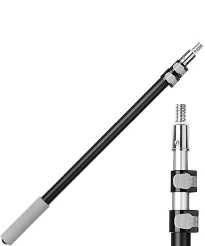 Bates- ‎Telescoping Pole, 2.4 to 6 Ft Long, Black & Gray, Paint Roller Extension Pole for Painting - color: Black and Gray, size: 6 Ft, 1 Pack