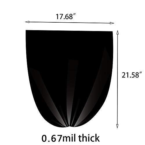 Black 3 Gallon Small Trash Bag, Trash Can Liners, 180 Counts - size: 180 Count (Pack of 1)