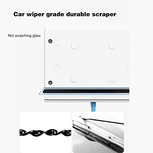 Double Side Magnetic Window Cleaner, Ultra-Strong Both Side Glass Wiper Surface Magnetic Cleaning Tool with Ergonomic Handle for Glazed Windows