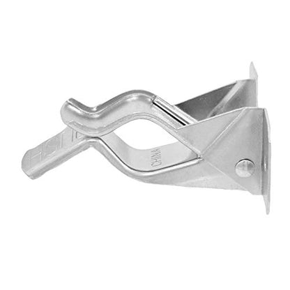 Heavy Duty Metal Gaint Spring Grip Clamp Tool Hanger Wall Orgainzer for Garage Closet Brooms and Mops Wall Mount Holder (Pack of 6) - size: Pack of 6