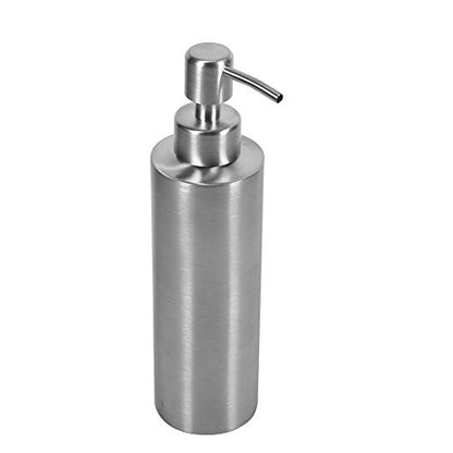 Generic Stainless Steel, 350ml Large Capacity Liquid Container with Pump, Wide Opening for Easy Refill, 304 Material
