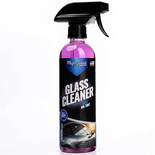 Magic Finish Car Glass Cleaner (16 fl oz) – Ammonia-Free Window Cleaner Spray for Interior & Exterior Auto Glass – Anti-Fog, Streak-Free Car Cleaning Supplies for Tint, Mirrors & Screens - size: 16 Fl Oz (Pack of 1)