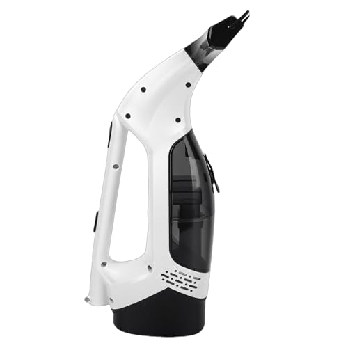 ASHATA Handheld Window Vacuum Squeegee, Strong Suction Electric Glass Cleaner with Wastewater Collection for Windows