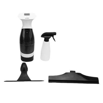 ASHATA Electric Window Vacuum Squeegee Cordless Rechargeable Automatic Glass Wiper with 2200mAh Liion Battery for Shower Mirror Tile (US Plug 100-240V)