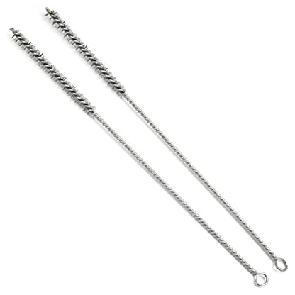 Utoolmart Steel Wire Cleaning Brush, Spiral Power Brush, 0.4-inch Diameter 12-inch Length, 2pcs - color: 2pcs, size: 1cm