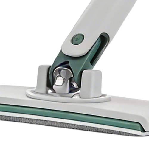 No Touch Clamp Mop, Reusable Hardwood Floor Cleaner, 4 Cloths, Efficient Cleaning Tool for Tile, Glass, or Wood Surfaces, Apartment and Homes Floor Mop, Easy Maintenance - size: 71 cm
