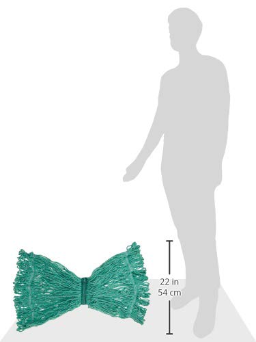 Genuine Joe MGR1BEA Med Blend Narrow Band Wet Mop, Green