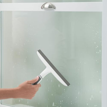 Scotch-Brite, All-Purpose 10 Inch Dual Blade Streak-Free Squeegee, Safe on Mirrors, Glass Shower Doors, Windows, Sinks and More - size: 10.188 in. x 7.5 in. x 1.5 in.