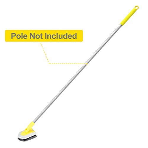 Cleaning Brush Head Tub and Tile Scrubber Stiff Bristles Brush Replacement Refill for Bathroom Bathtub Shower Cleaning Fit Lalafancy Scrub Brush - color: Gray, size: Stiff Bristles Brush