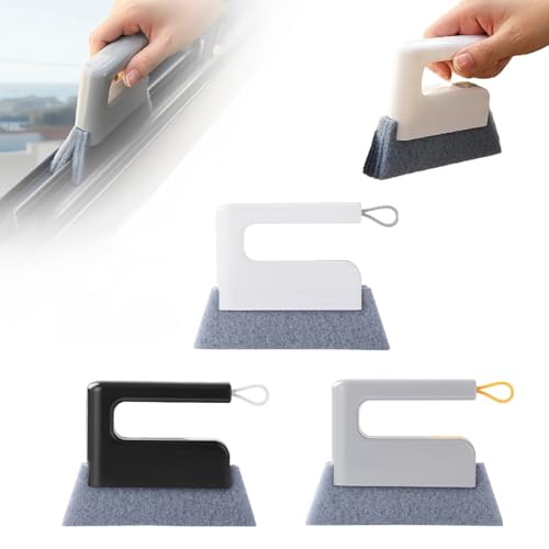 Window Track Cleaner,Multifucation Window Groove Cleaning Brush Tools Set,Sliding Door Track Cleaner Tool,Handheld Cleaning Brush for Window lides Gaps,Shutter Slats,Car Vents (3PC Mix) - color: 3pc Mix