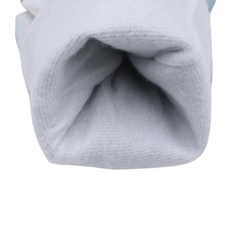 RARITYUS Household Kitchen Cleaning Gloves Waterproof Cotton Lined Dishwashing Non-Slip Long Cuff Gloves - color: Blue (Length 19.29'')