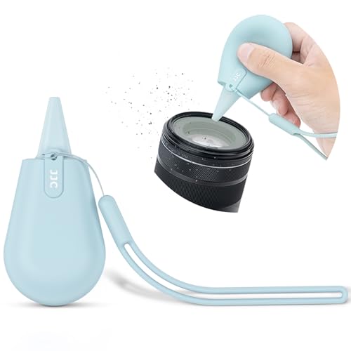 Pocket-Sized Silicone Camera Dust Blower Lens Air Blower, Small Camera Lens Cleaner Air Blower for Sensor LCD Keyboards Filters Printing, Glacier Blue Portable Dust Blower for Outdoor Travel Cleaning - size: Small Silicone Air Blower (Blue)