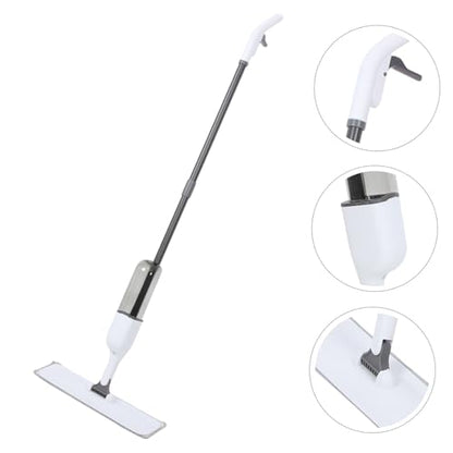 Microfiber Spray Mop for Wood Tile and Laminate Floors Easy Clean Wet and Dry Use for Home Office and Restaurant Reusable Pads Included