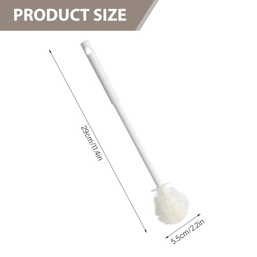 Long Bottle Cleaning Brush 360 Flexible Silicone Bottle Brush for Cups Narrow Mouthed Bottles - color: 1pc