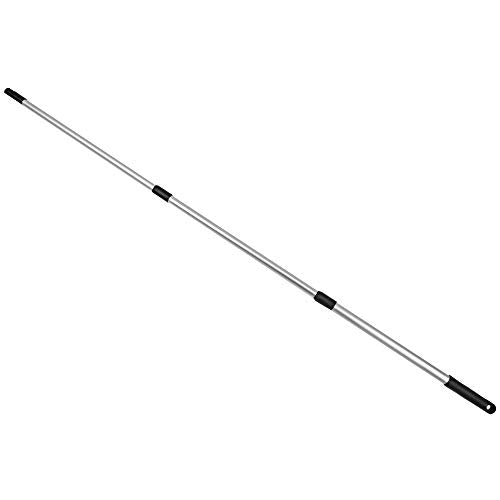 CleanAide Handheld Reusable Microfiber Flex Duster with Adjustable Telescopic Reach Pole – Bendable, Lightweight, Dust Cleaner for Blinds, Shutters, Radiators, Electronics, Glass, Hard-to-Reach Areas