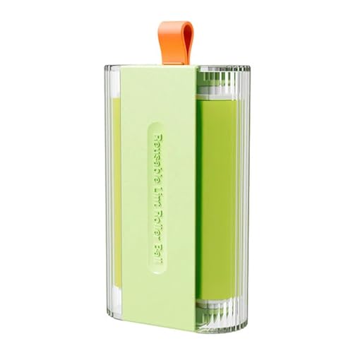 Mini Washable and Reusable Lint Roller for Clothes,Portable Sticky Roller Travel Size, Compact Pet Hair Remover and Small Lint Remover Extra Sticky - color: Green