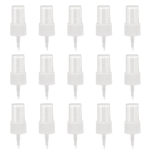 uxcell Spray Top 50Pcs 20/410 Plastic Fine Mist Reusable Replacement White | Spray Bottle Pump Plastic Top Reusable Replacement for Cosmetic Perfume and Body Sprays Bottle - color: White, size: 20/410