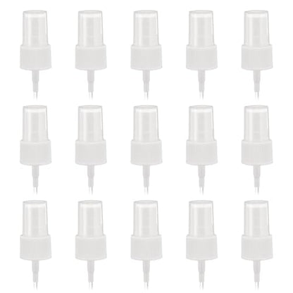 uxcell Spray Top 50Pcs 20/410 Plastic Fine Mist Reusable Replacement White | Spray Bottle Pump Plastic Top Reusable Replacement for Cosmetic Perfume and Body Sprays Bottle - color: White, size: 20/410