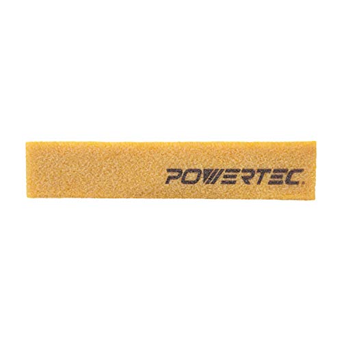 POWERTEC 71002 Abrasive Cleaning Stick for Sanding Belts & Discs 8-1/2" | Natural Rubber Eraser - Woodworking Shop Tools for Sanding Perfection